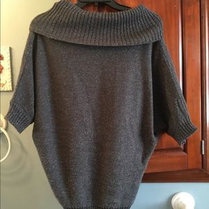 AGB Gunmetal Cocoon Sweater Sparkles Large